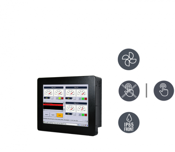 01-Chassis-Industrie-Panel-PC-W10IB3S-CHH1-v1.png / TL Produkt-Welten / Panel-PC / Chassis (VESA-Mounting) / Resistive / Glas (optional)