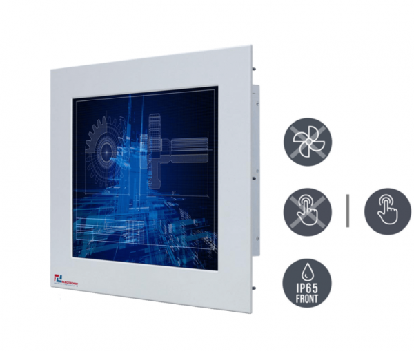 01-Industrie-Panel-PC-R17IT7T-OFM1-IP65-Einbau-v1.png / TL Produkt-Welten / Panel-PC / Panel Mount (Einbau von vorne) / Resistive / Glas (optional)